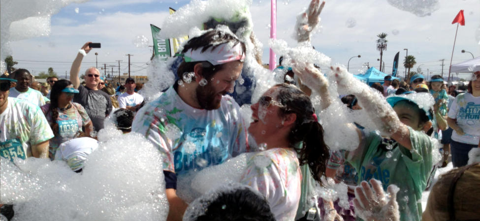 Post Run Embrace - Mar 2014