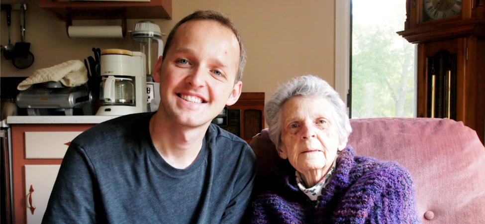Visiting Grandma - Sept 2014